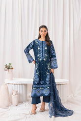 Aqs N Man Stitched 3 Piece Summer Collection'2025-Neela Saagar-AM-023